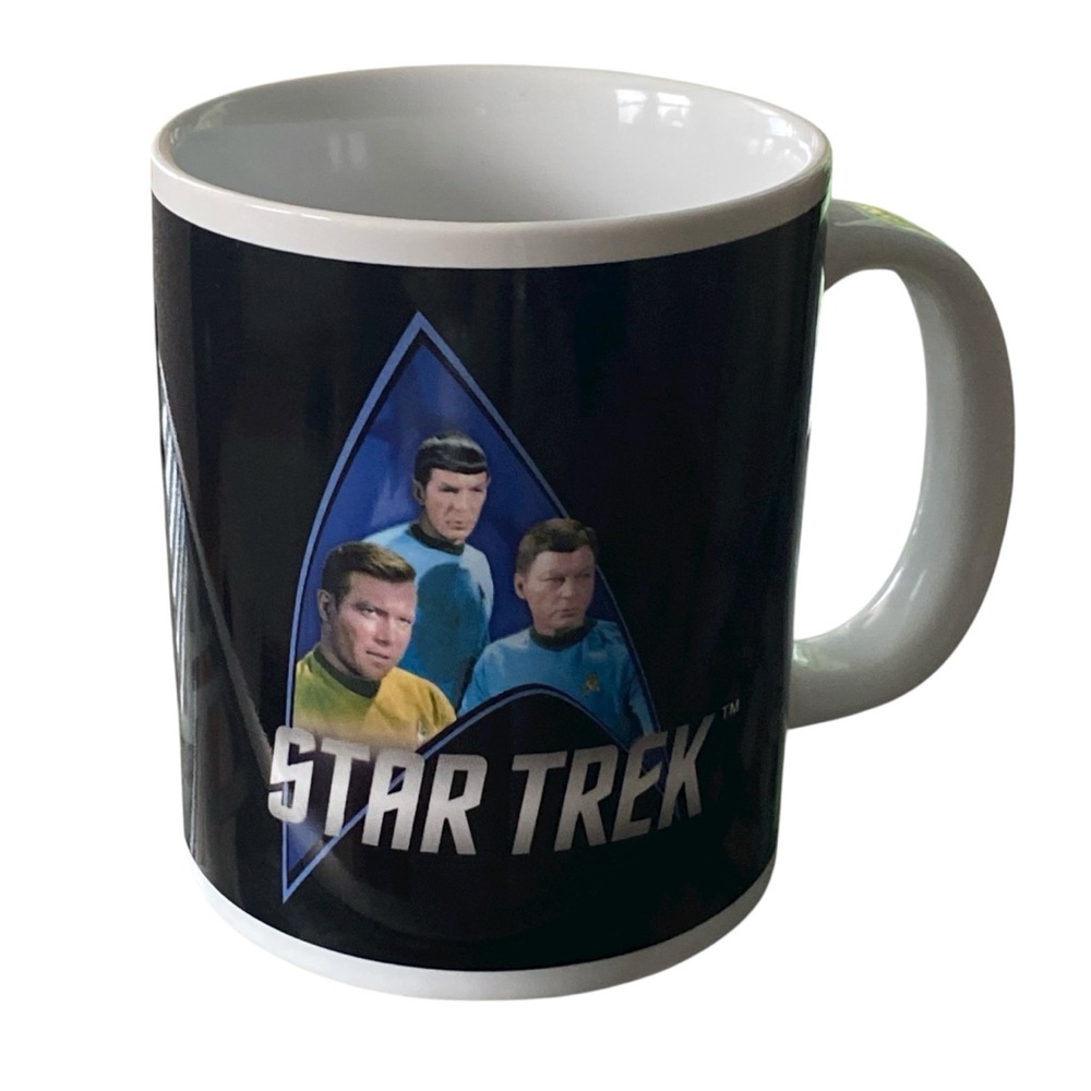 Star Trek printed coffee cup coffee mug Spock
